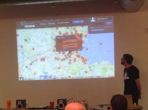 GroupTones has a map full of musician profiles.